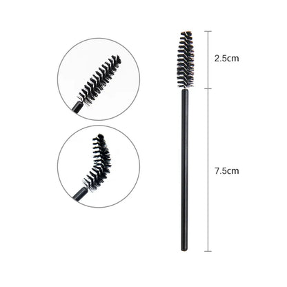 Disposable Eyelashes, Make Up Brushes Eyebrow Mascara Wand Applicator