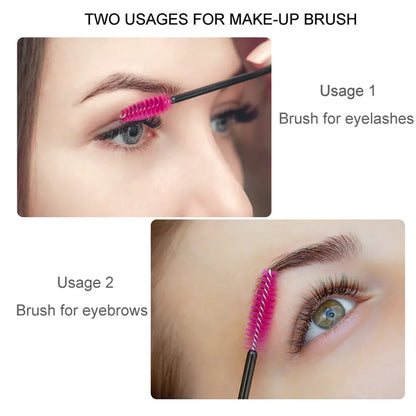 Disposable Eyelashes, Make Up Brushes Eyebrow Mascara Wand Applicator